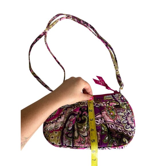 Y2K Vera Bradley Pink Paisley Print Shoulder Bag Mini - Picture 5 of 6